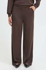 Fransa Aurora Casual Pants - Hot Fudge