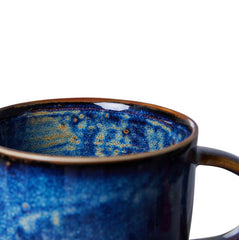 HKliving Chef Ceramics Mug - Rustic Blue
