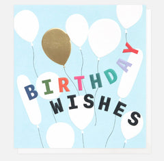 Caroline Gardner - Wishes Balloons Birthday Card