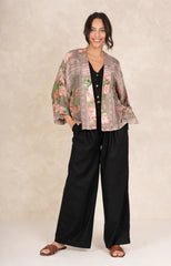 One Hundred Stars Neon Beige Kimono