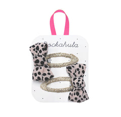 Rockahula Leopard Love Twisty Bow Clips