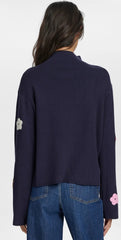 Numph Nuflow Pullover- Dark Sapphire