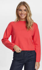 Numph Nucarma Pullover- Geranium