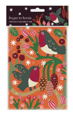 Roger la Borde Advent Calendar Card - Christmas Chorus