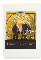 Archivist - Parisian Elephant Birthday Card