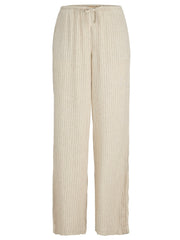JJXX Flora Pants - Feather Grey/ Pinstriped