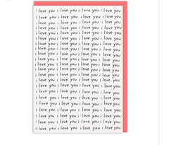Ohh Deer - I Love You Repeat Card