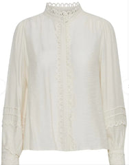 Fransa Blondie Blouse- Birch