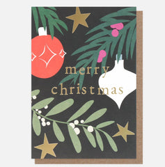 Caroline Gardner Baubles and Branches - Pack of 10 Cards