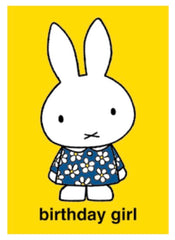 Miffy Birthday Girl Card