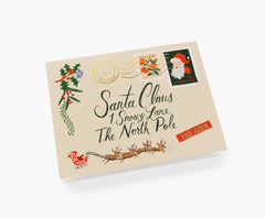 Rifle Paper Santa Letter Christmas Card