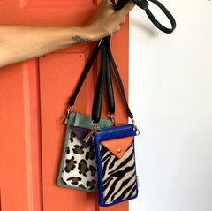 House of Disaster Animal Print Blue Zebra Phone Wallet