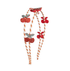 Rockahula Stripy Cherry Double Headband