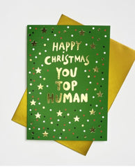 EarlyBird You Human Christmas Card