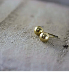 Dansk Copenhagen - Gold Joy Waterproof Post Earrings