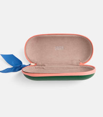 Caroline Gardner Green Zip Around Glasses Case