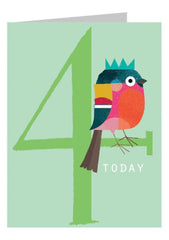 Kali Stileman - 4th Happy Birdie Birthday Card