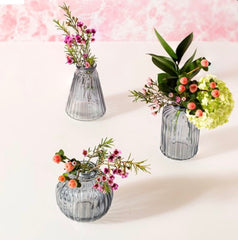 Sass & Belle Grey Bud Vases - Set of 3