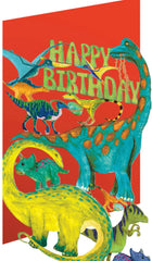 Roger La Borde Dino Mighty Lasercut Card