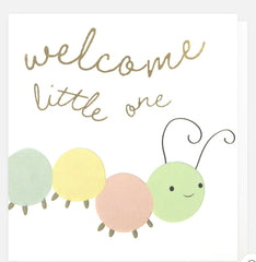 Caroline Gardner Welcome Little One Card