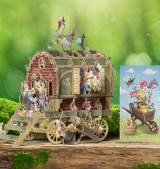 Me&McQ Mouse Caravan 3D Card