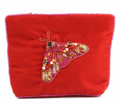 My Doris - Orange Moth Small Coin Purse