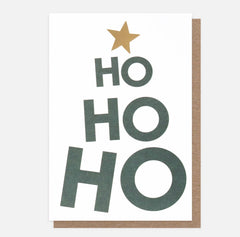 Caroline Gardner Ho Ho Ho Tree - Pack of 10 Cards