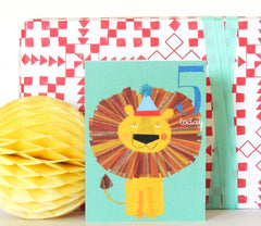 Kali Stileman - Lion 5th Birthday Card