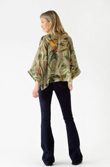 One Hundred Stars Kew Evergreen Stone Kimono