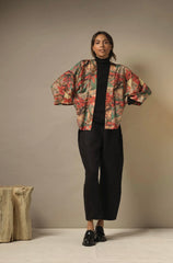 One Hundred Stars Kimono - Country Toile Berry