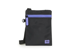 Roka Chelsea Purple Black Recycled Nylon Bag