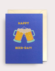 Lagom Design- Happy Beer-Day Birthday Mini Card