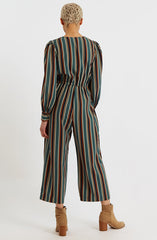 Louche Darcy Winter Stripe Jumpsuit