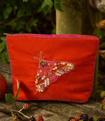 My Doris - Orange Moth Small Coin Purse