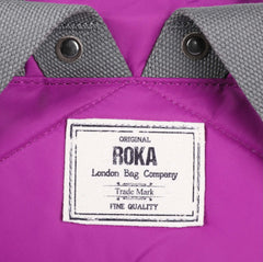 Roka Bantry B Small Sustainable Nylon Violet Backpack