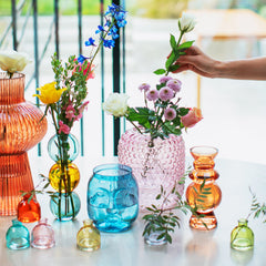 Sass & Belle - Selina Glass Vase Dark Amber