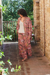 One Hundred Stars Giant Kantha Dusk Palazzo Pants