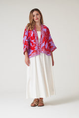 One Hundred Stars Giant Willow Violet Kimono