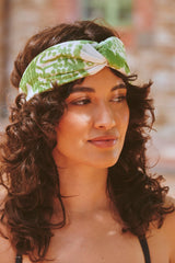One Hundred Stars Giant Willow Green Headband