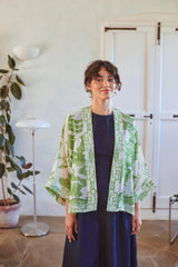 One Hundred Stars Giant Willow Green Kimono