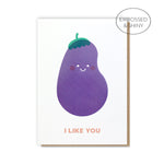 Stormy Knight Aubergine Card