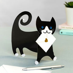 Special Delivery Tommo Cat 3D Greeting Card