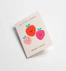 Lagom You're The Sweetest, Thanks A Bunch Mini Card