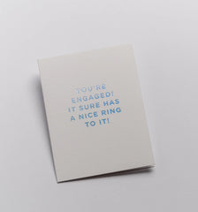 Lagom Design You’re Engaged! It Sure Has a Nice Ring to It! Mini Card