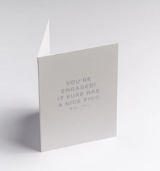 Lagom Design You’re Engaged! It Sure Has a Nice Ring to It! Mini Card