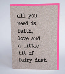 Five Dollar Shake - Faith, Love and a Little Bit Of Fairy Dust