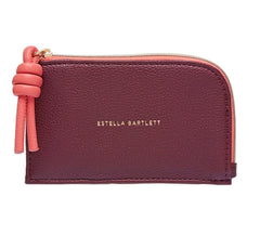 Estella Bartlett Knot Card Purse - Burgundy