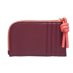 Estella Bartlett Knot Card Purse - Burgundy