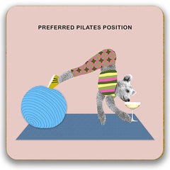 Sally Scaffardi Preferred Pilates Position Coaster