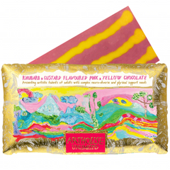 Arthouse Unlimited Rhubarb & Custard Pink and Yellow Chocolate